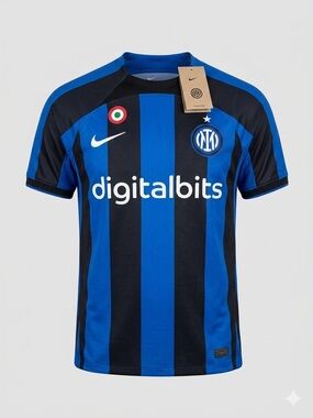 Nike Inter Milan Football Shirt - Black & Blue